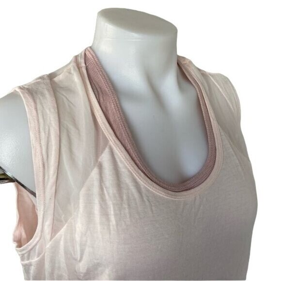 Tangerine Layered Tank Mauve Light Pink Tank Top Size S - Picture 6 of 10